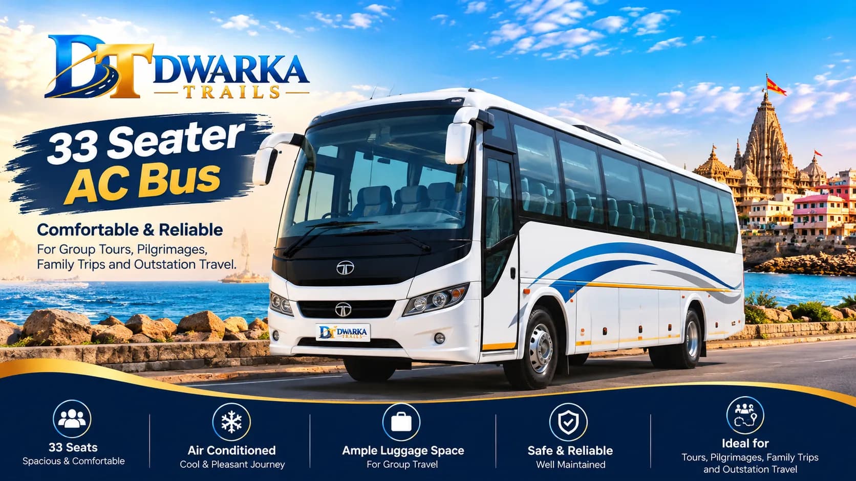 33-Seater AC Bus